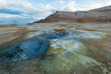 geothermal landscape iceland