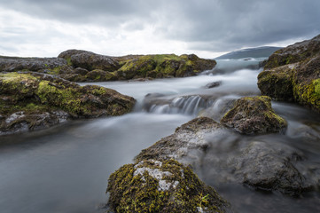 Godafoss river in iceland