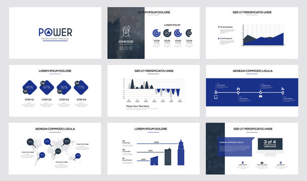 Infographics slide template 5