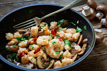 Portobello mushroom fried
