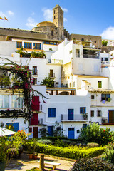 Fototapeta premium Old Ibiza Town, Ibiza