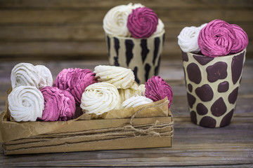 Fruit marshmallows handmade in gift box