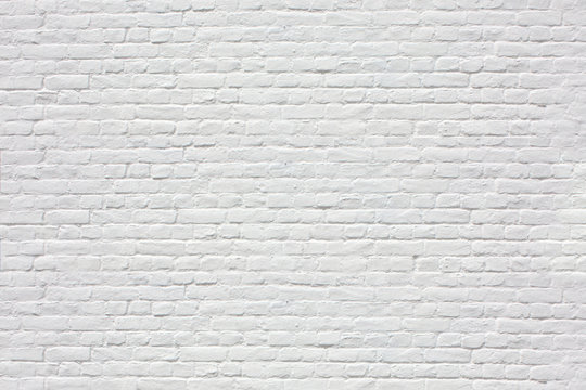Fototapeta Mur en briques blanches
