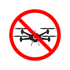 No flying zone, Drone sign