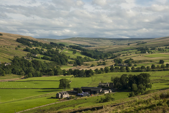 Farming country, Lower Pennines, Northumberland