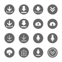 download icons set,vector Illustration EPS10