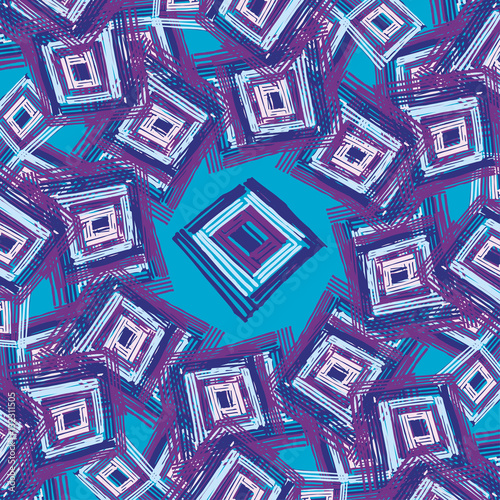 Download "Rectangle mandala hand drawn vector pattern. Geometric ...