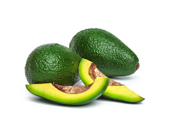 Avocado isolated on a white background