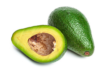 Avocado isolated on a white background