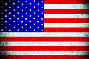 American flag ,USA national flag illustration symbol. 