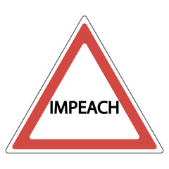 impeachment road sign