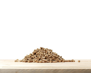 wooden pellets