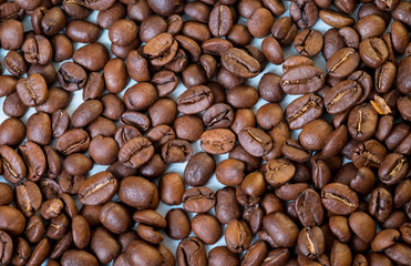 Coffee beans background