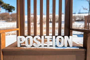 position on the bench