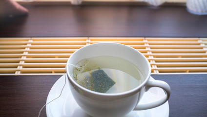 お茶のティーバッグ