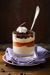 Coffee and cream dessert