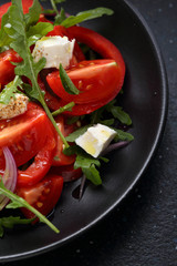 Tomato salad with arugula