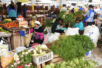 Thursday markets, Saquisili, Ecuador