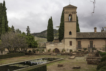 Fototapeta na wymiar Alhambra cityscape