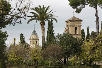 Naklejka premium Alhambra cityscape