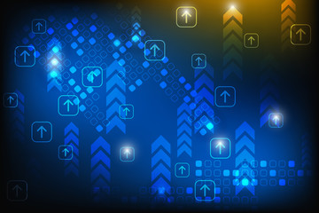 vector digital abstract background