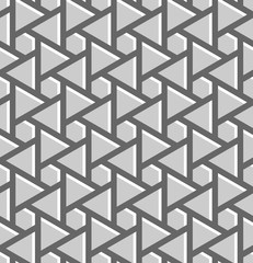 Vector seamless pattern. Modern stylish texture. Geometrical pattern with triangles.