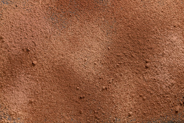 Cocoa powder as background