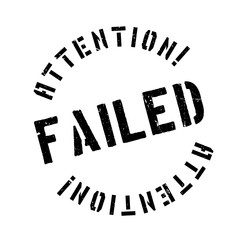 Obraz premium Failed rubber stamp. Grunge design with dust scratches. Effects can be easily removed for a clean, crisp look. Color is easily changed.