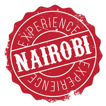 Nairobi stamp rubber grunge