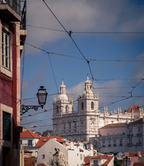 Fototapeta na wymiar church lisbon portugal
