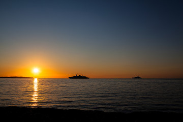 Sunrise over Cap d'Antibes, France
