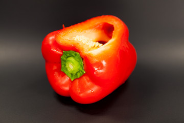 view of a organic red pepper