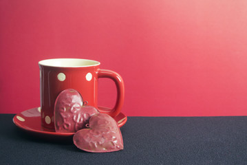 mug coffee and heart