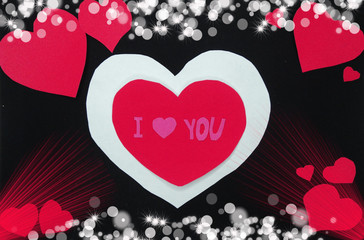 greeting card valentine's day love holiday concept
