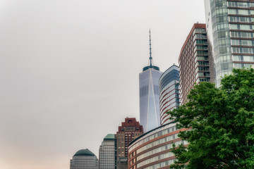 Fototapeta na wymiar Streets and buildings of New York City