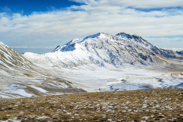 Fototapeta na wymiar View of Campo Imperatore - Aquila