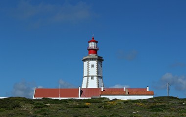 Fototapeta na wymiar Farol/Lighthouse - Capo Espichel, Sesimbra - Portugal