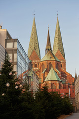 Fototapeta premium Saint Mary's Church in lubeck
