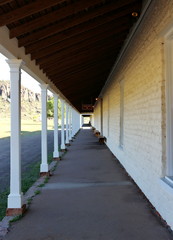 Porch at Fort Davis