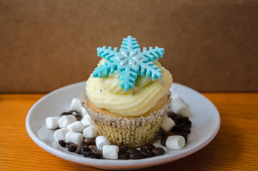 cupcakes on a plate