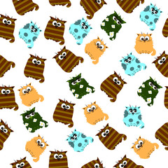 Fototapeta premium illustration of a Cute cat