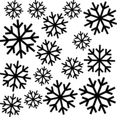 Seamless Snowflake Pattern