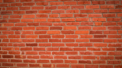 background of Red brick wall