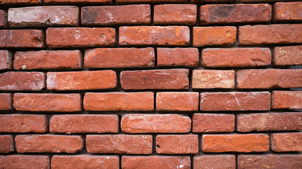 background of Red brick wall