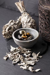 Incense of Salvia Apiana (White sage, sacred sage, bee sage, california sage)