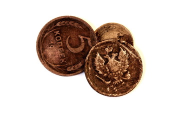 The Old Russian coin