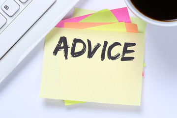 Advice support help assistance business problem solution desk