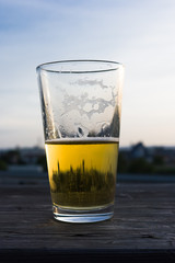 A Glass of Beer in the Evening