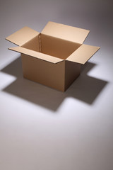 Fototapeta premium cardboard box open