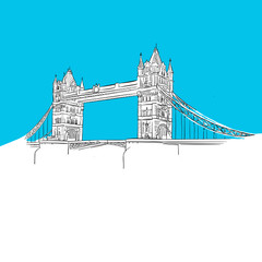 Tower Bridge, England, Blaue Serie